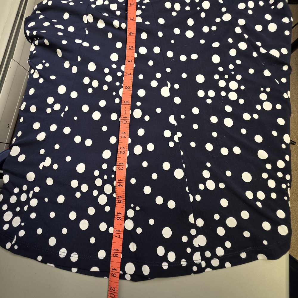 Susan Graver Polka Dot Skort - Picture 4 of 9